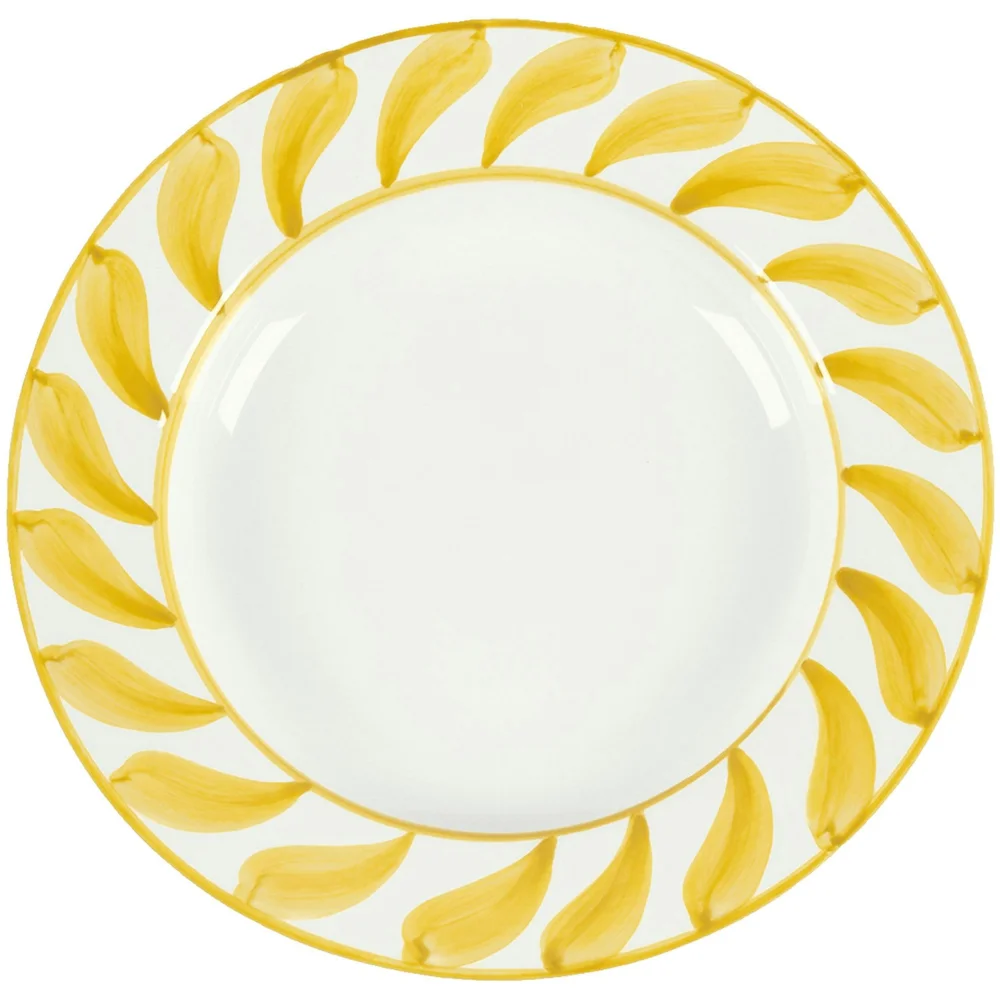 Swirl Dyp Tallerken 22 cm, Gul v:5627243