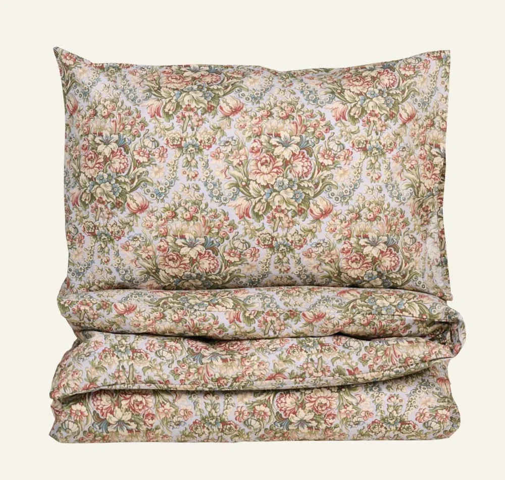 Bomull sengesett multi blå – 140×220 cm v:854027 Bomull sengesett multi blå – 140×220 cm v:854027