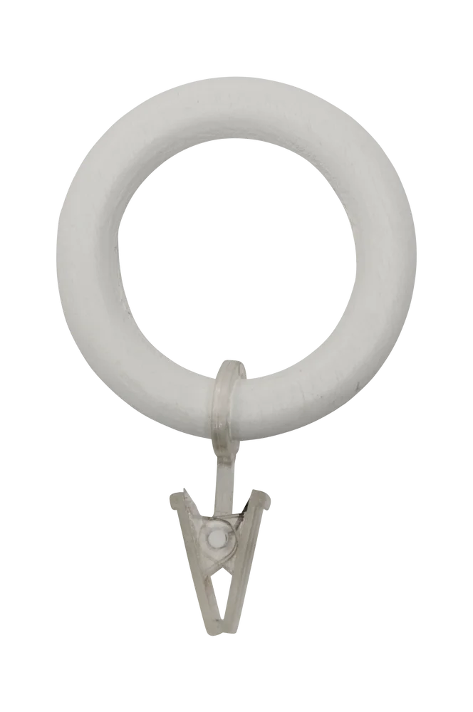 Gardinring tre 55 mm – Hvit – Tekstiler | m v:1556505 Gardinring tre 55 mm – Hvit – Tekstiler | m v:1556505