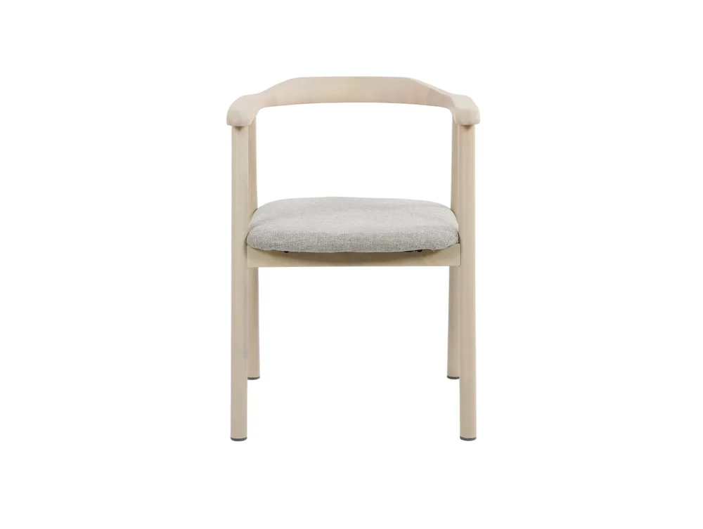 Jolie spisestol i tre med stoffsete v:7755061