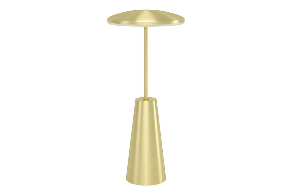 Bordlampe Eglo Piccola med touch børstet messing v:5466793 Bordlampe Eglo Piccola med touch børstet messing v:5466793