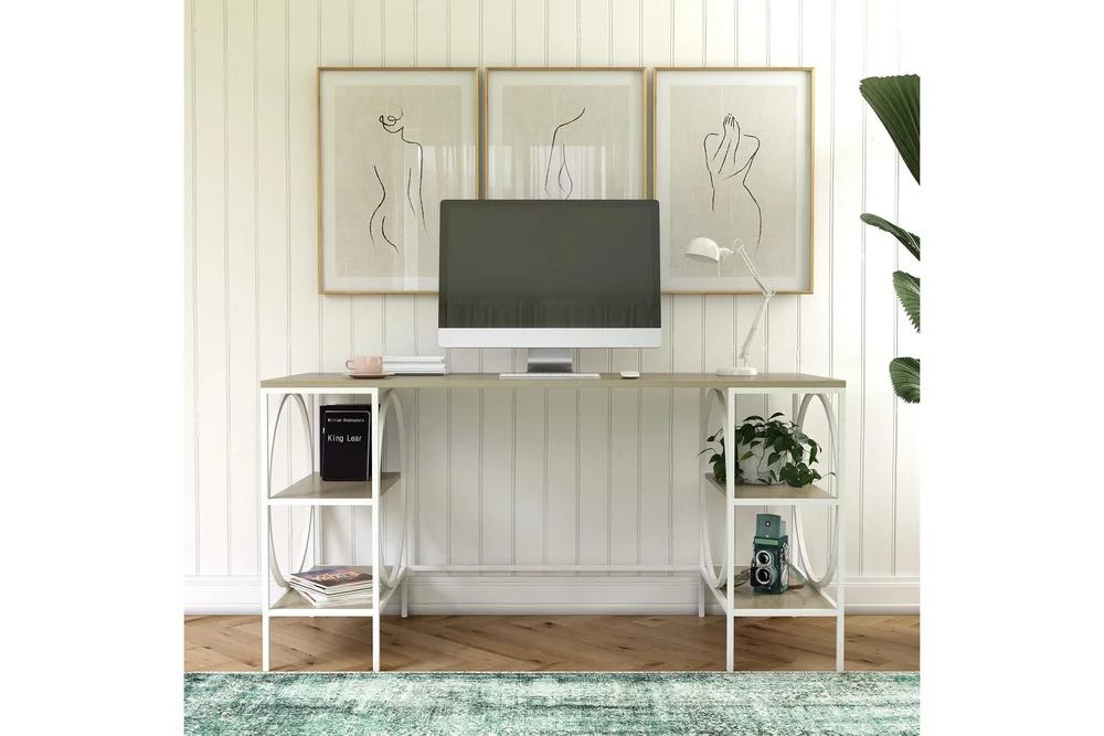Cambridge Skrivebord 152 cm Brun v:4158174