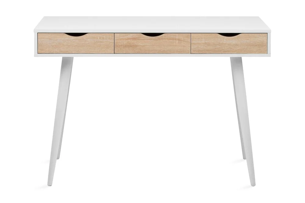 Bernard Skrivebord 110 cm med Oppbevaring 3 Skuffer v:1792406 Bernard Skrivebord 110 cm med Oppbevaring 3 Skuffer v:1792406