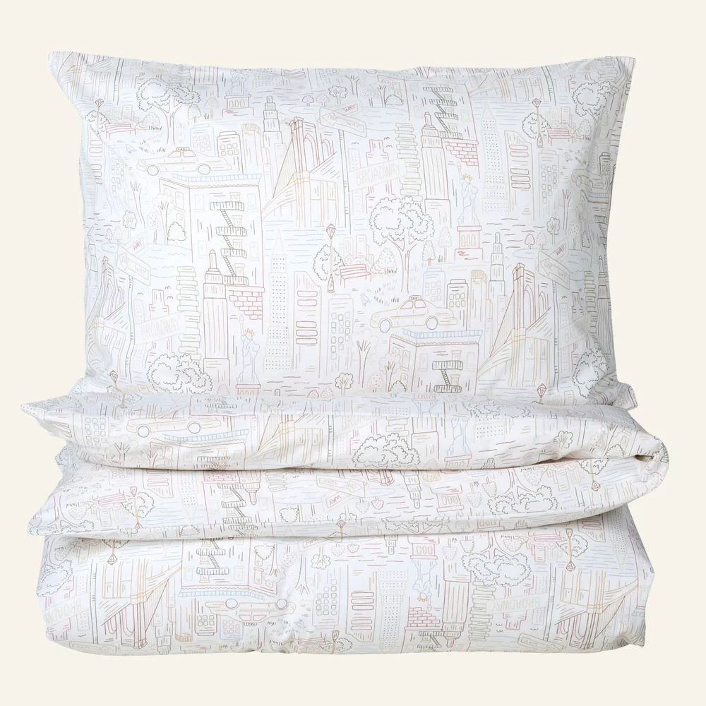 Bomull sengesett multi – 140×220 cm v:5894272 Bomull sengesett multi – 140×220 cm v:5894272