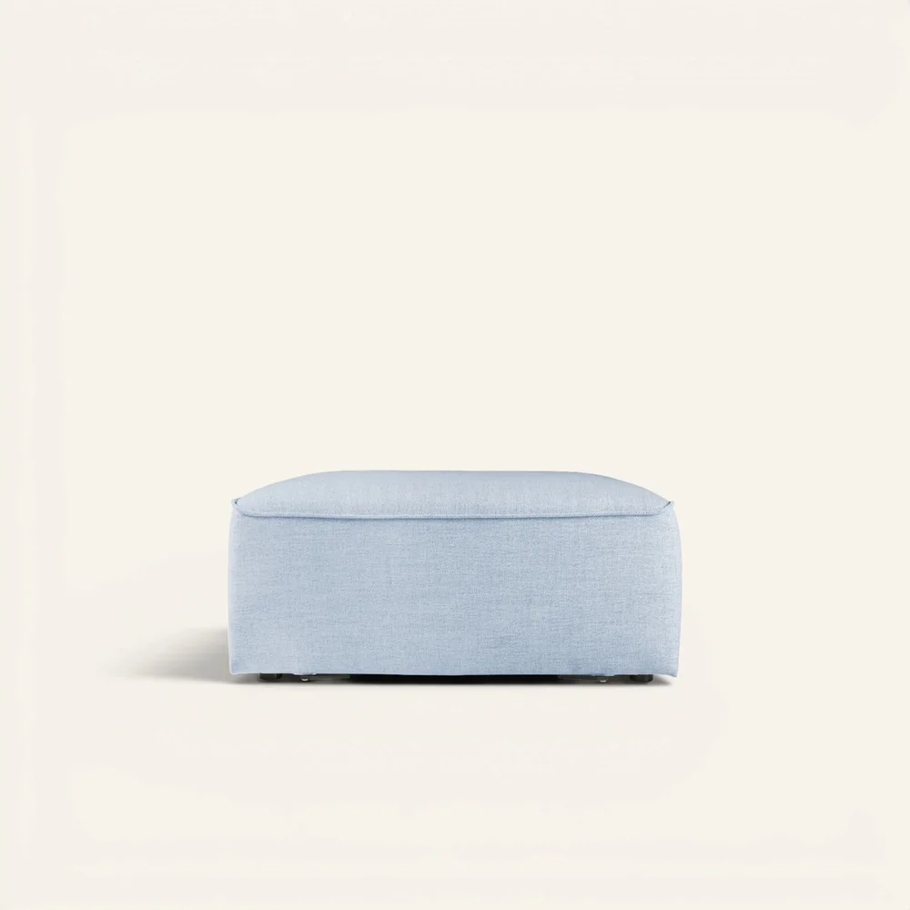 Puff gråblå – 93x64x44 cm v:9791371