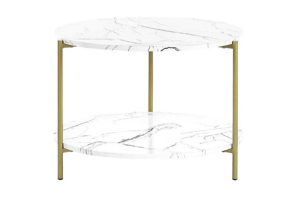 Soffbord Beliani Reva White||GOLD v:9650560 Soffbord Beliani Reva White||GOLD v:9650560