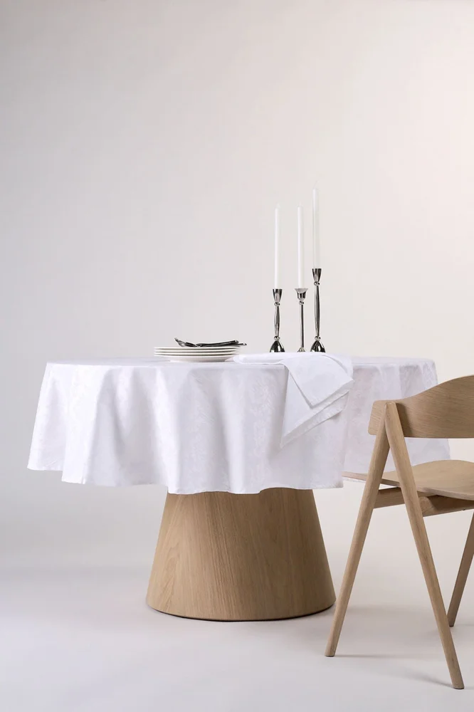 Belagt duk hvit – ø220 cm v:3474483