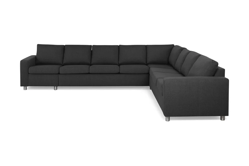 Crazy 7-seters Vendbar L-formet XX-Large Hjørnesofa i Stoff v:1742421 Crazy 7-seters Vendbar L-formet XX-Large Hjørnesofa i Stoff v:1742421