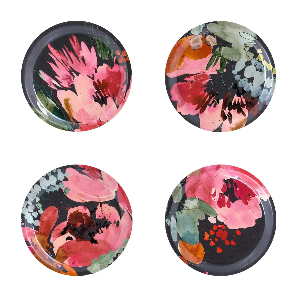 Garden Bouquet glassunderlag 4-stk. v:1256852 Garden Bouquet glassunderlag 4-stk. v:1256852