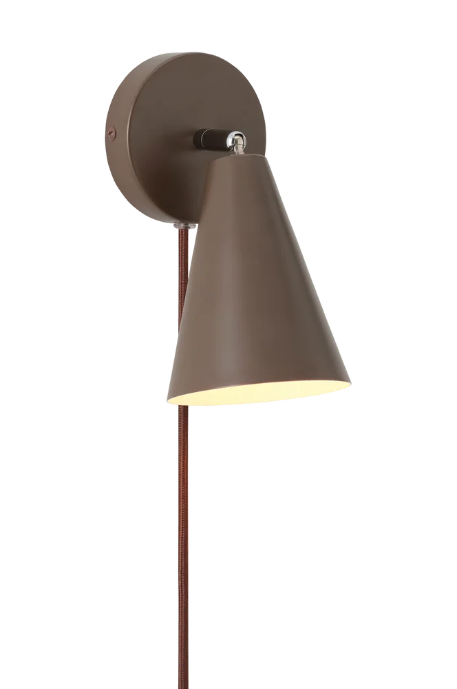 Vegglampe Viggo – Brun – Belysning | m v:4997363 Vegglampe Viggo – Brun – Belysning | m v:4997363