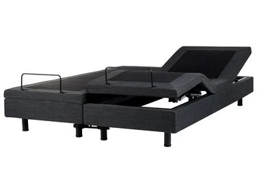 Justerbar seng uten hodegjerde DUKE 180 x 200 cm Mørkegrå v:8787915