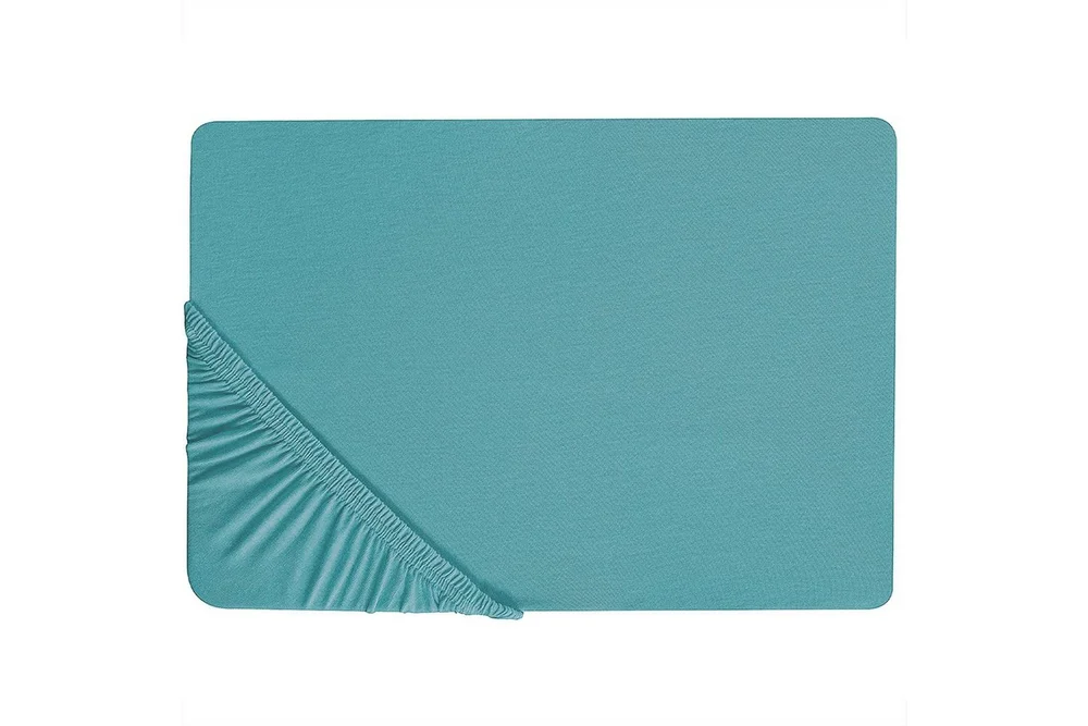 Laken med strikk Hofuf Turkis, 90×200 cm v:9839488 Laken med strikk Hofuf Turkis, 90×200 cm v:9839488