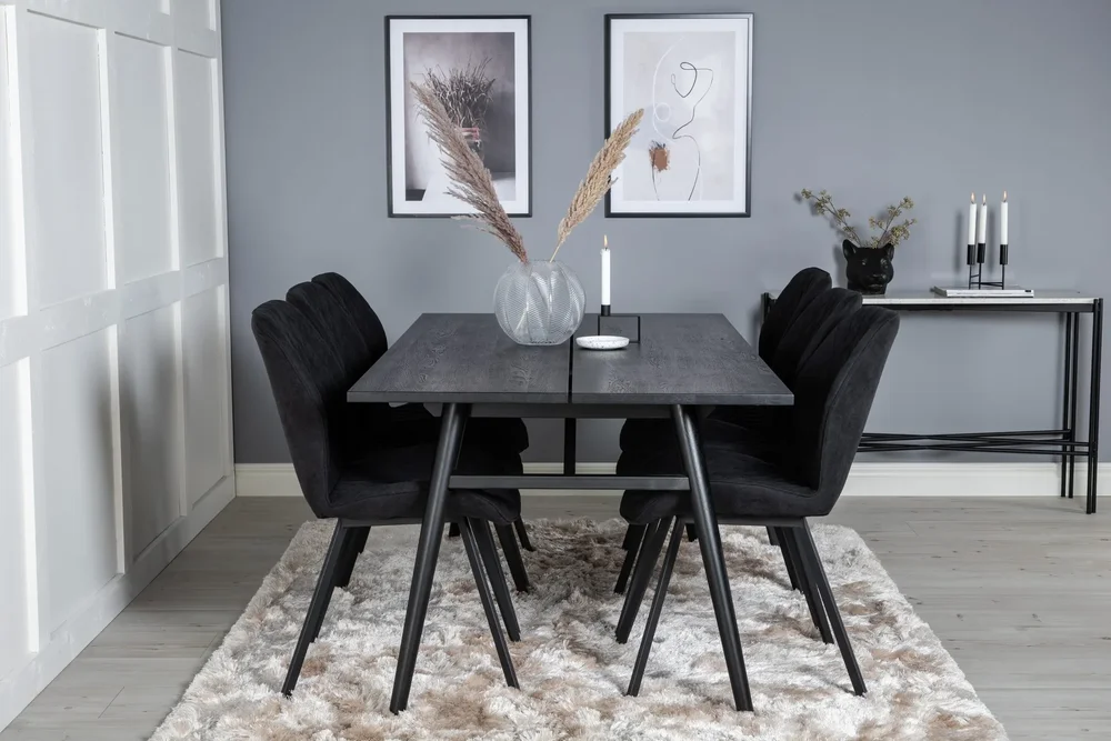 Zenazmi Spisegruppe 195 cm + 6 Sumoas Spisestoler v:7997832