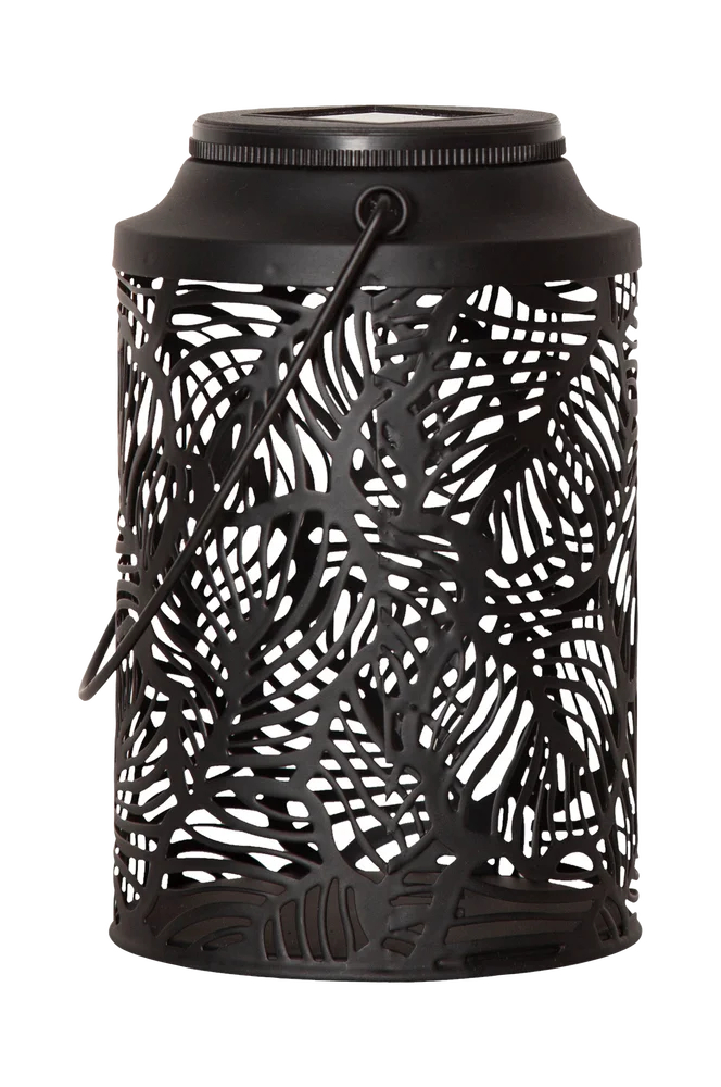 Solcellelykt Leafy 17cm – Svart – Belysning | m v:6722410