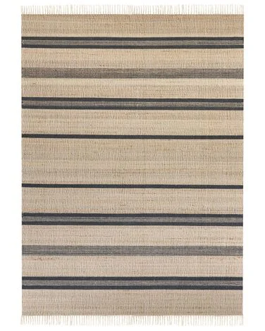 Teppe TALPUR Grafittgrå 160 x 230 cm Jute v:7258741 Teppe TALPUR Grafittgrå 160 x 230 cm Jute v:7258741