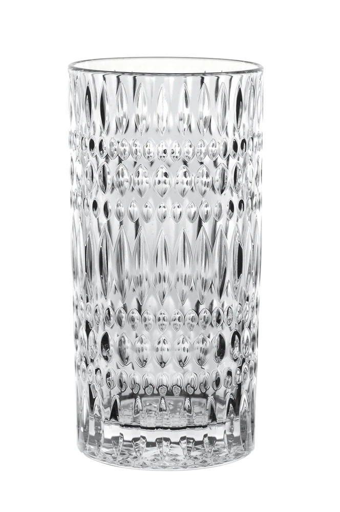 Glass Ethno Longdrink 41,8 cl, 4-pk - Transparent - Kjøkken & husholdning | m v:2625148