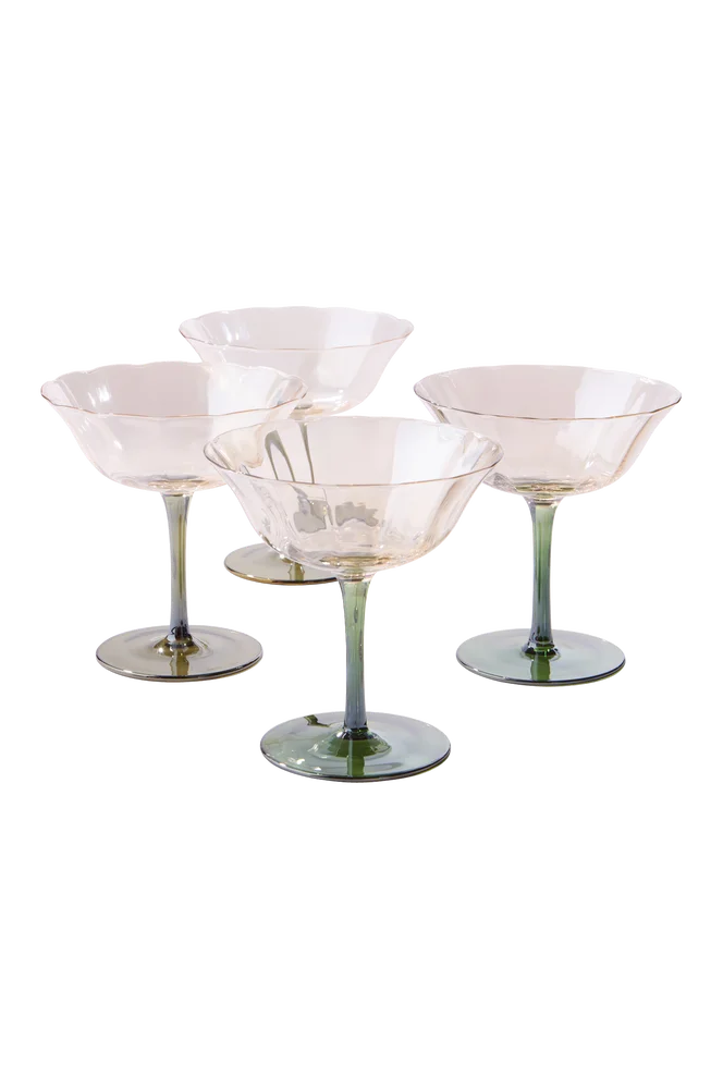 ISAAC cocktailglass i 4-pakning – Grønn – Kjøkken & husholdning | m v:9466896 ISAAC cocktailglass i 4-pakning – Grønn – Kjøkken & husholdning | m v:9466896