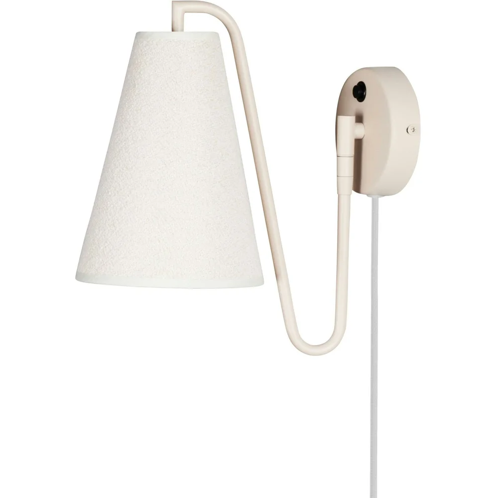 Lou Vegglampe, Hvit / Beige v:4264853 Lou Vegglampe, Hvit / Beige v:4264853