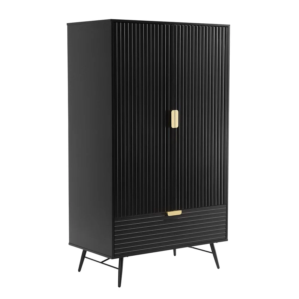 Garderobe Morvi 100x56x175 cm v:4683582