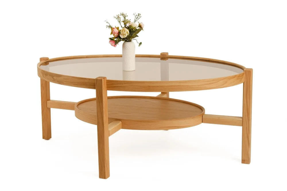 Salongbord Wallxpert Harmony (110 x 48 x 80 cm) Eik transparent v:5814665