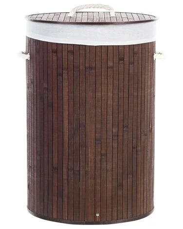 Skittentøyskurv SANNAR Bambus Mørkebrun 75 L v:1221353 Skittentøyskurv SANNAR Bambus Mørkebrun 75 L v:1221353