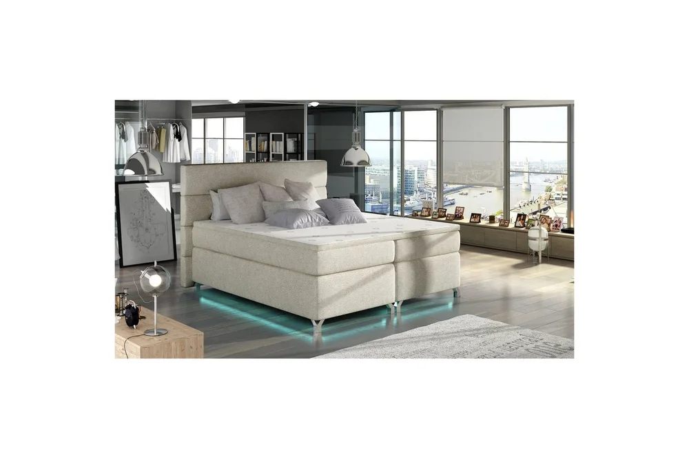 Kontinentalsäng utan ställbar säng Eltap Beige 140x200 2 v:4516632