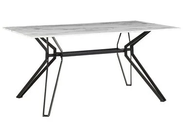 Spisebord BALLINA 160 cm 90 cm Herdet glass v:5471496