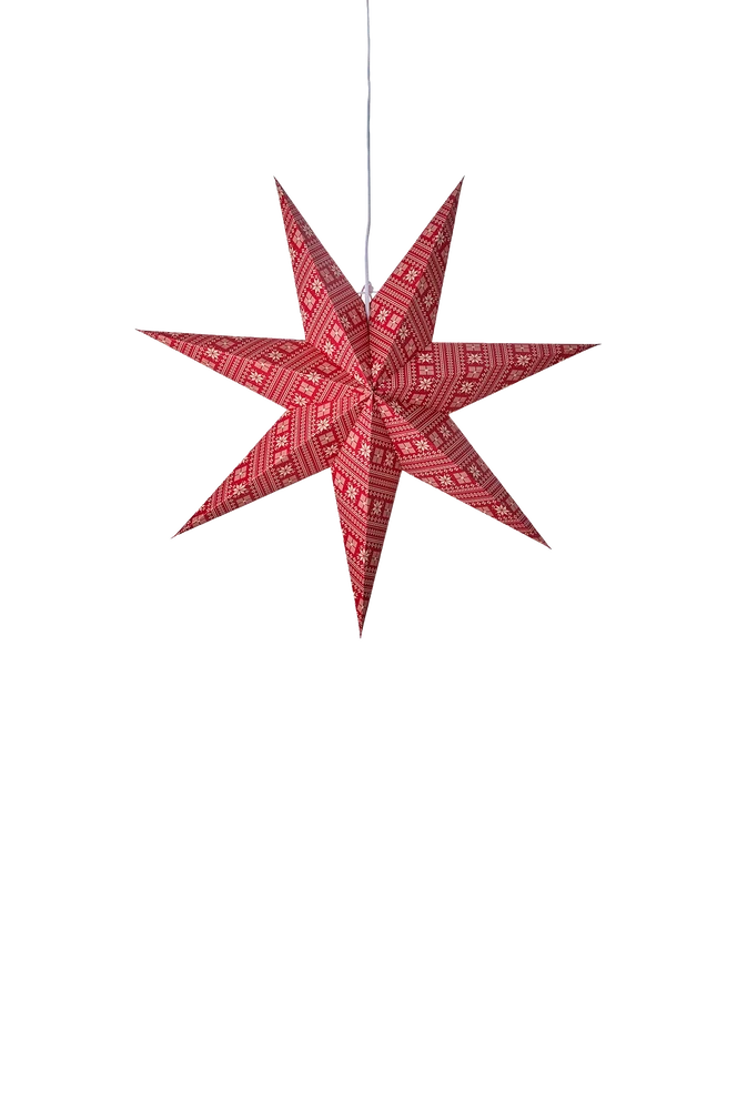 Adventsstjerne Uni – Rød – Belysning | m v:5333669 Adventsstjerne Uni – Rød – Belysning | m v:5333669
