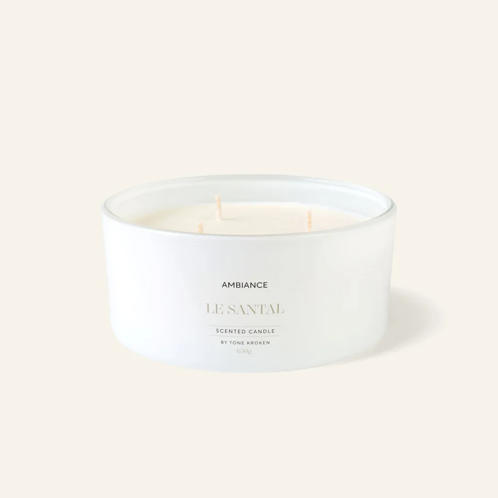 Duftlys hvit – 650 g v:7620095