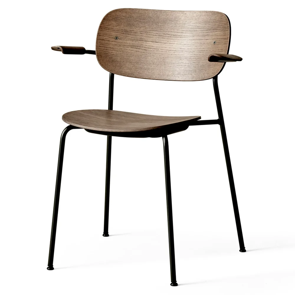 Co Dining Chair Black Steel w. Armrest v:8282356 Co Dining Chair Black Steel w. Armrest v:8282356