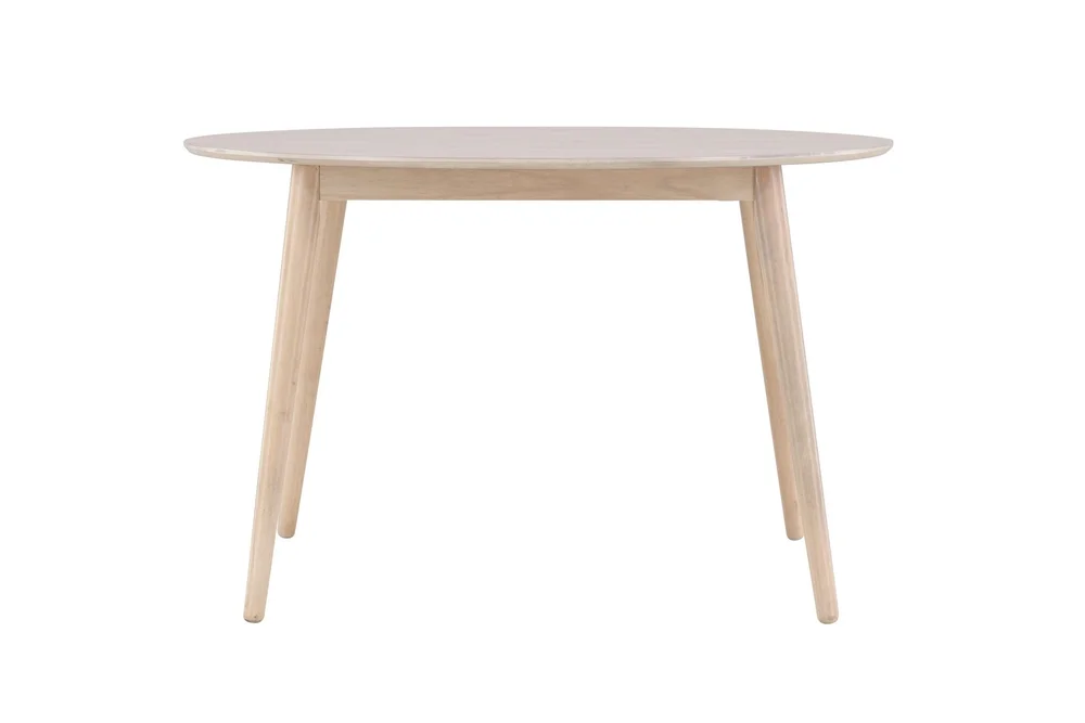 Spisebord Peach Flora spisebord ø120 – whitewash / finér Whitewash v:1507903