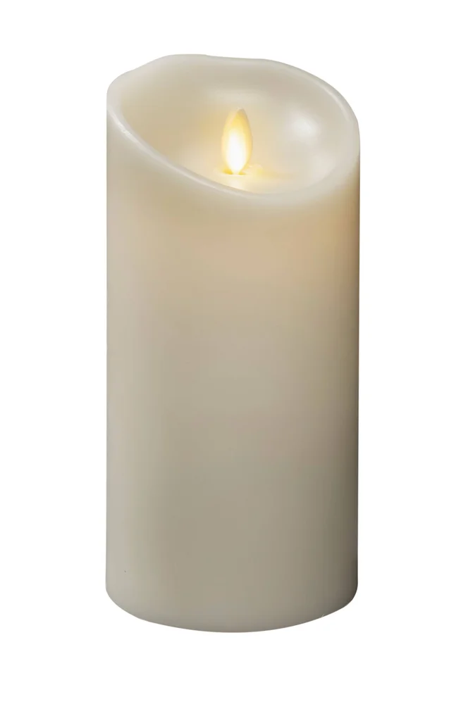 WAX LED vokslys høyde 17.7 cm - Hvit - Dekor | m v:5809153