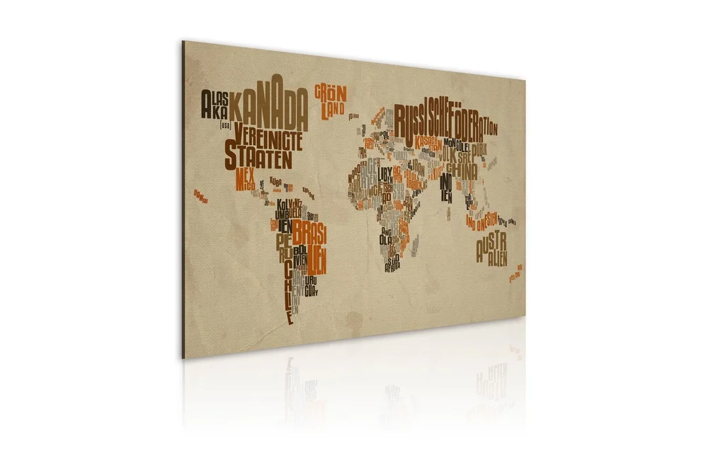 Bilde Map of the world 120x80 v:7054405