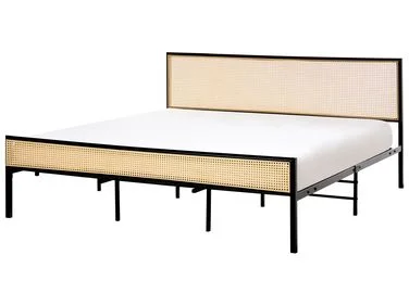 Seng PE-rotting AVANTON 180 x 200 cm Svart v:8546683