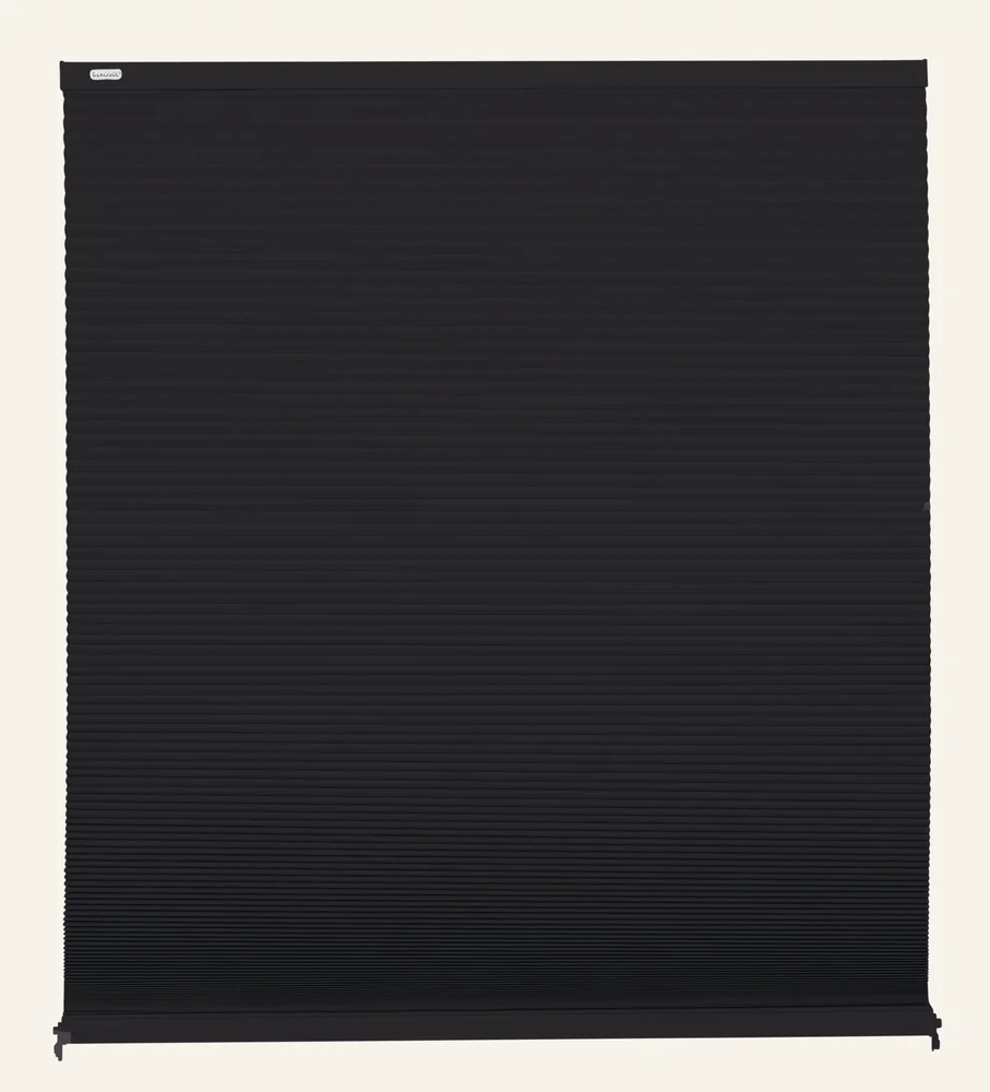 Lystett dobbel plisségardin svart – 60×160 cm v:1587573 Lystett dobbel plisségardin svart – 60×160 cm v:1587573