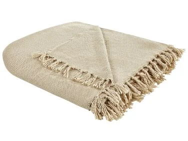 Pledd CHAOHANI 150 x 200 cm Beige v:3351675 Pledd CHAOHANI 150 x 200 cm Beige v:3351675