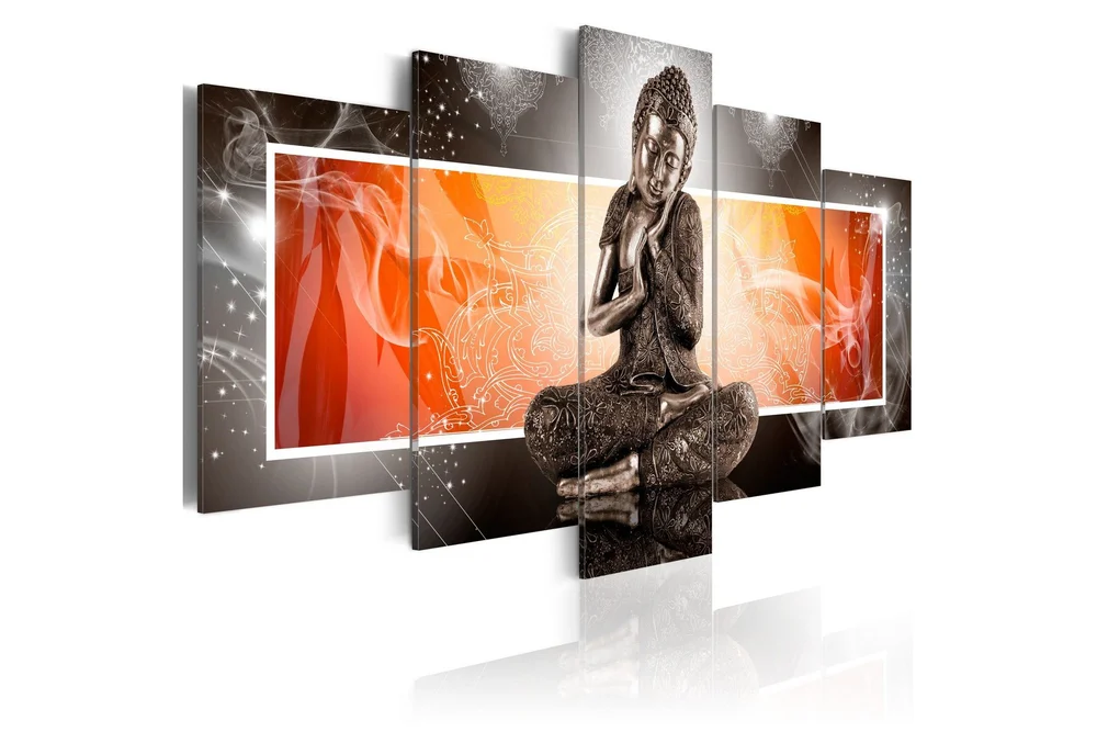 Bilde Buddha And Ornaments 100x50 v:3538327
