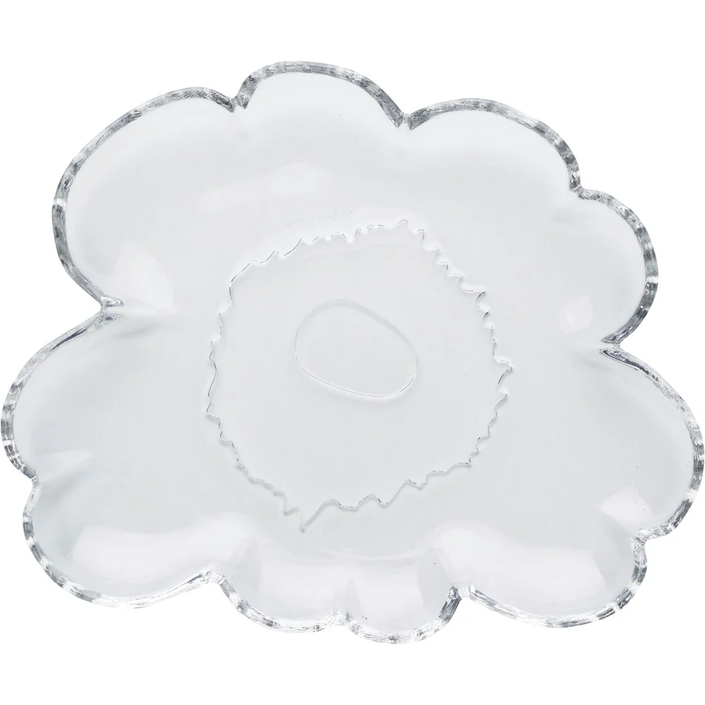 Unikko Tallerken Glass 20 cm, Klar v:8400442