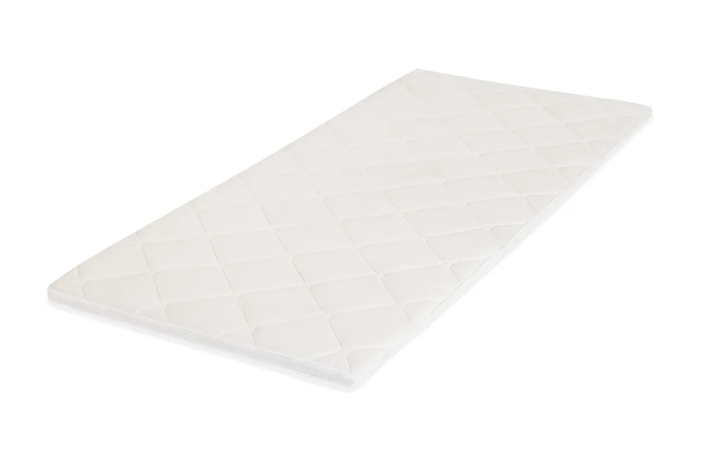 HVILA Duo overmadrass vendbar med sommer- og vinterside, 90x200 cm – 7 cm myk/medium, polyeterskum, vaskbart trekk v:1936499