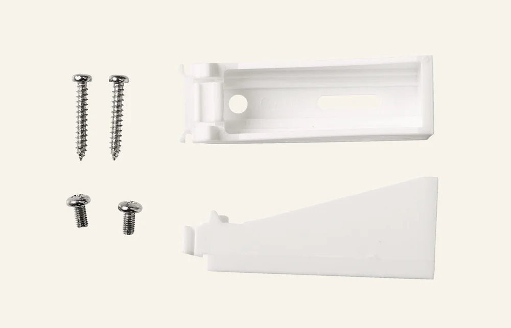 Brakett 2 stk hvit – 7 cm v:6897411