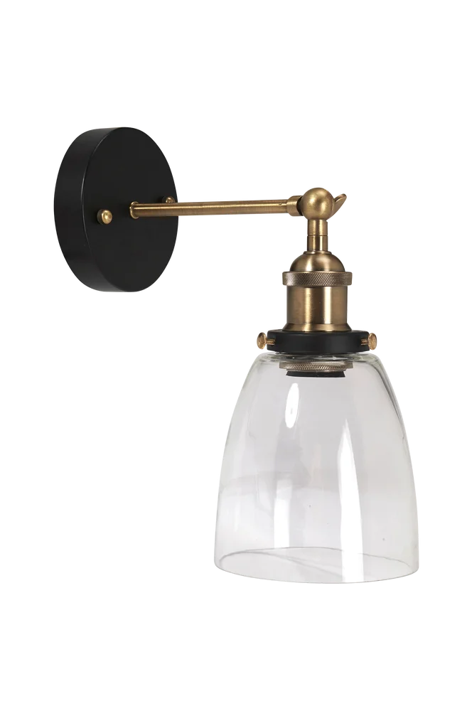 Vegglampe Kappa 14 cm - Transparent - Belysning | m v:5803090