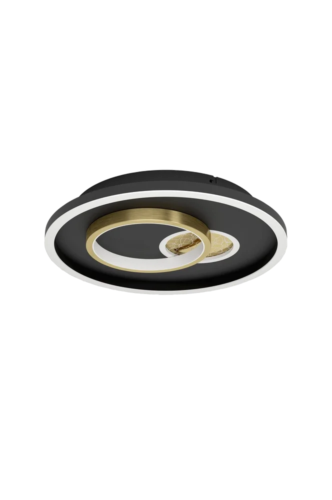 Vegg/taklampe Tiriolo Round – Svart – Belysning | m v:5683040