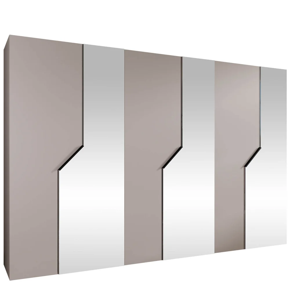 garderobeskap Garderobeskap ANDREW 2 300 cashmere Svart v:4200003