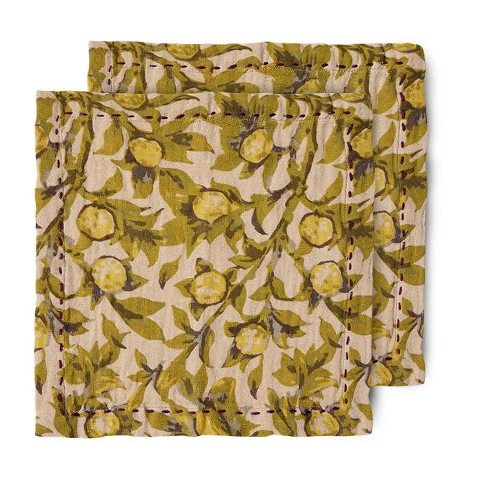 Mediterranean bomullsserviett 30 x 30 cm 2-pakning v:6634443 Mediterranean bomullsserviett 30 x 30 cm 2-pakning v:6634443