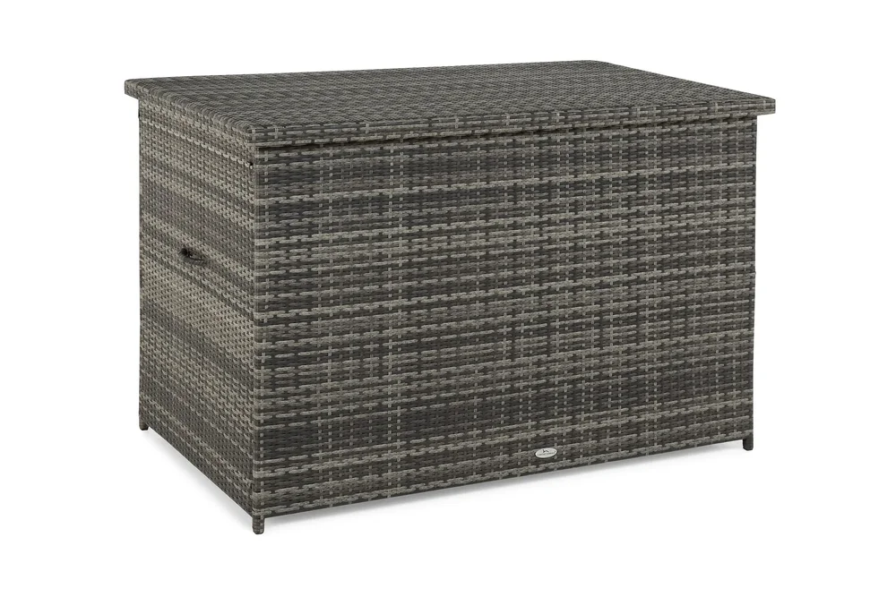 Gigant vanntett puteboks XL for utendørs bruk – Oppbevaringsboks i kunstrotting (B150xD90xH101 cm) v:8419662