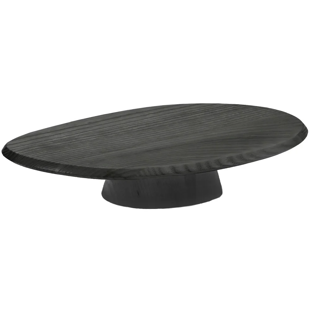 04 Low Dune Cake Stand, Black v:1496960 04 Low Dune Cake Stand, Black v:1496960