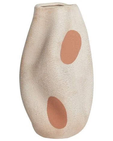 Blomstervase BATOIDEA 25 cm Steintøy Lys beige v:7051171 Blomstervase BATOIDEA 25 cm Steintøy Lys beige v:7051171