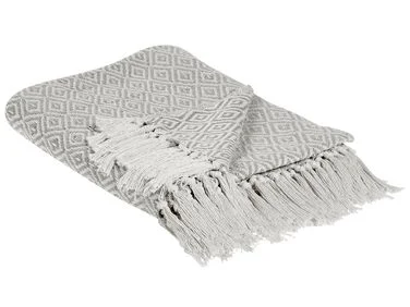 Pledd MITYAL Bomull 125 x 150 cm Gråbrun v:3891845 Pledd MITYAL Bomull 125 x 150 cm Gråbrun v:3891845