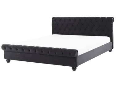 Vannseng Fløyel AVALLON 140 x 200 cm Svart v:4322827 Vannseng Fløyel AVALLON 140 x 200 cm Svart v:4322827
