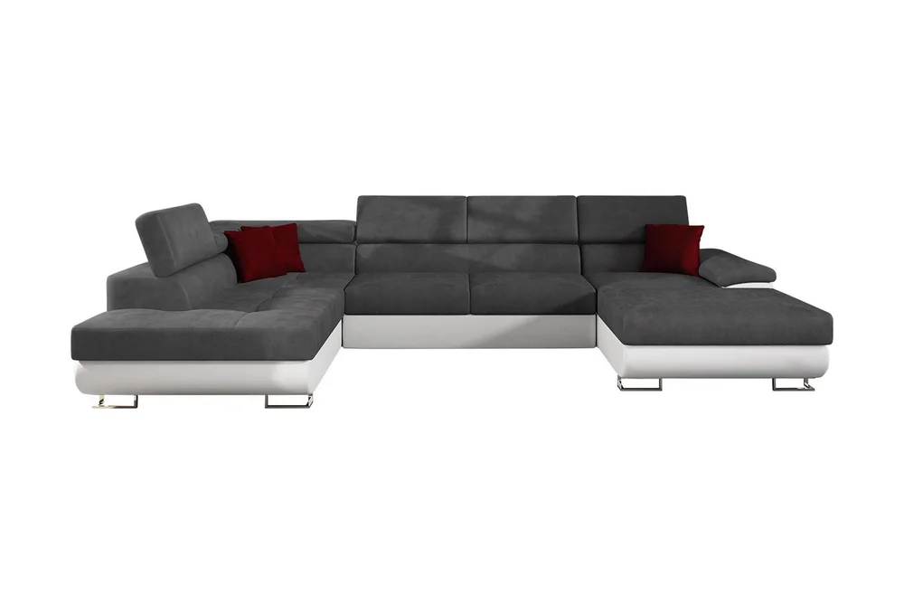 Sovesofa 4-seters U-formet 345x202 cm Venstre v:1769969